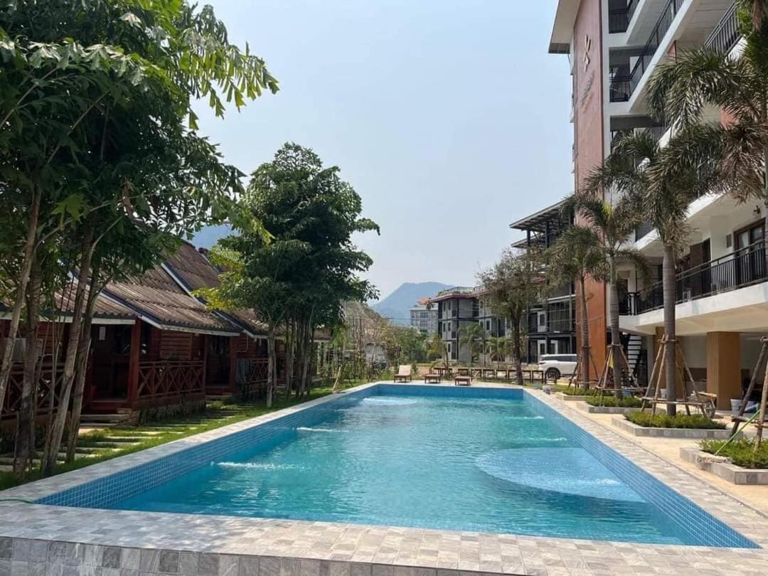 Vang Vieng Bungalows エクステリア 写真